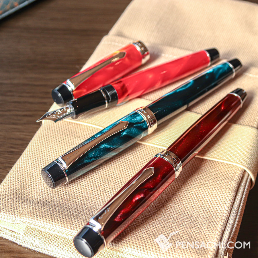 PILOT Custom Heritage SE Fountain Pen - Marble Orange - PenSachi Japanese Limited Fountain Pen