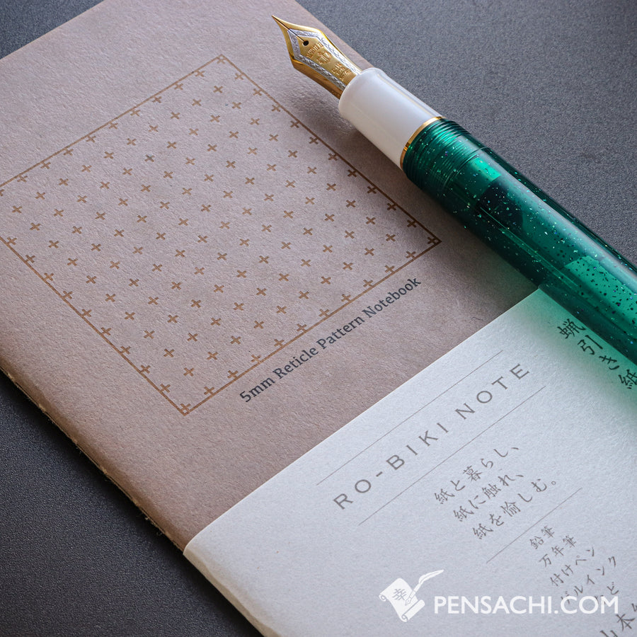 Yamamoto Ro-Biki  Notebook - 5mm Cross - PenSachi Japanese Limited Fountain Pen