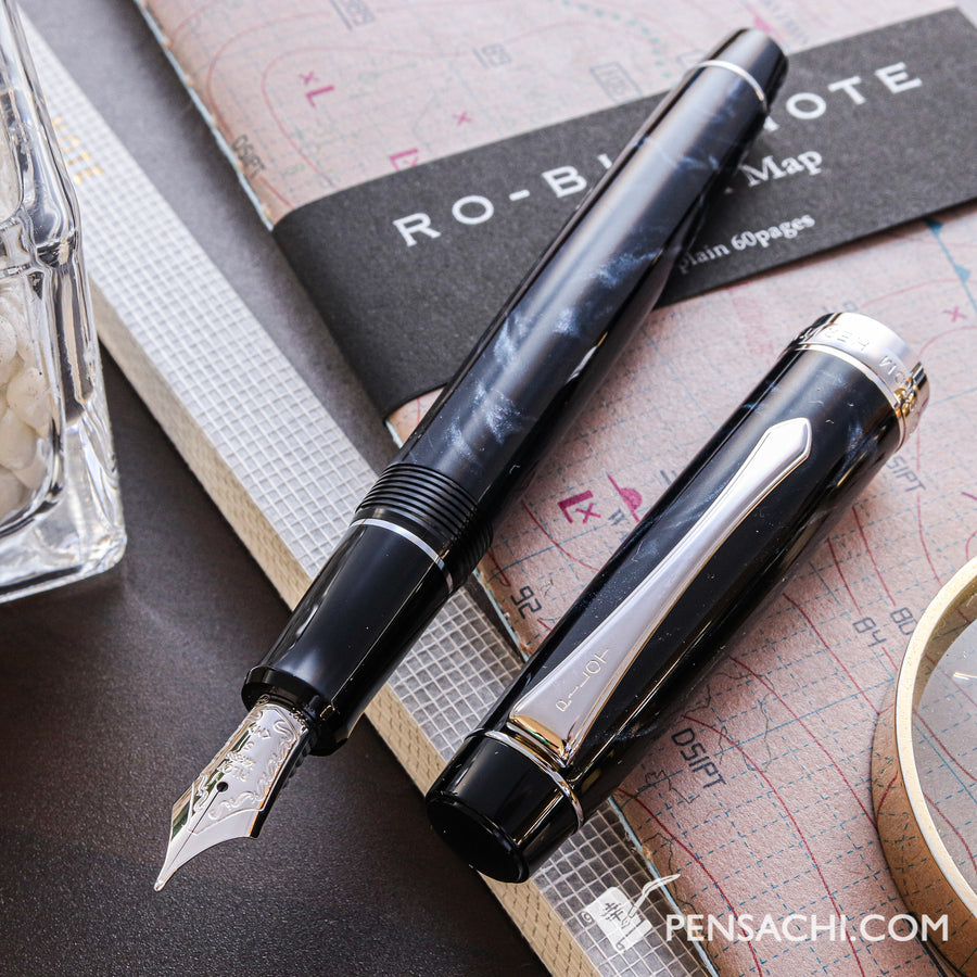 PILOT Custom Heritage SE Fountain Pen - Marble Black - PenSachi Japanese Limited Fountain Pen