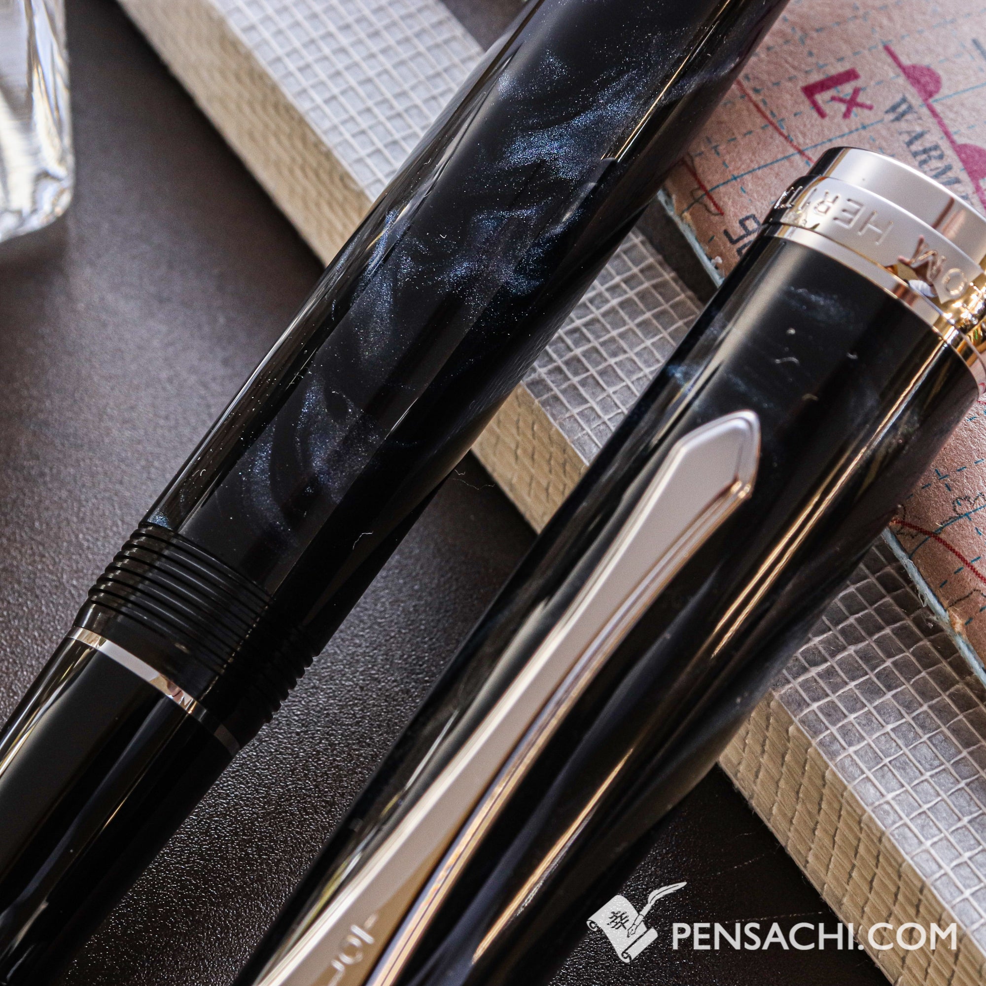 PILOT Custom Heritage SE Fountain Pen - Marble Black | PenSachi