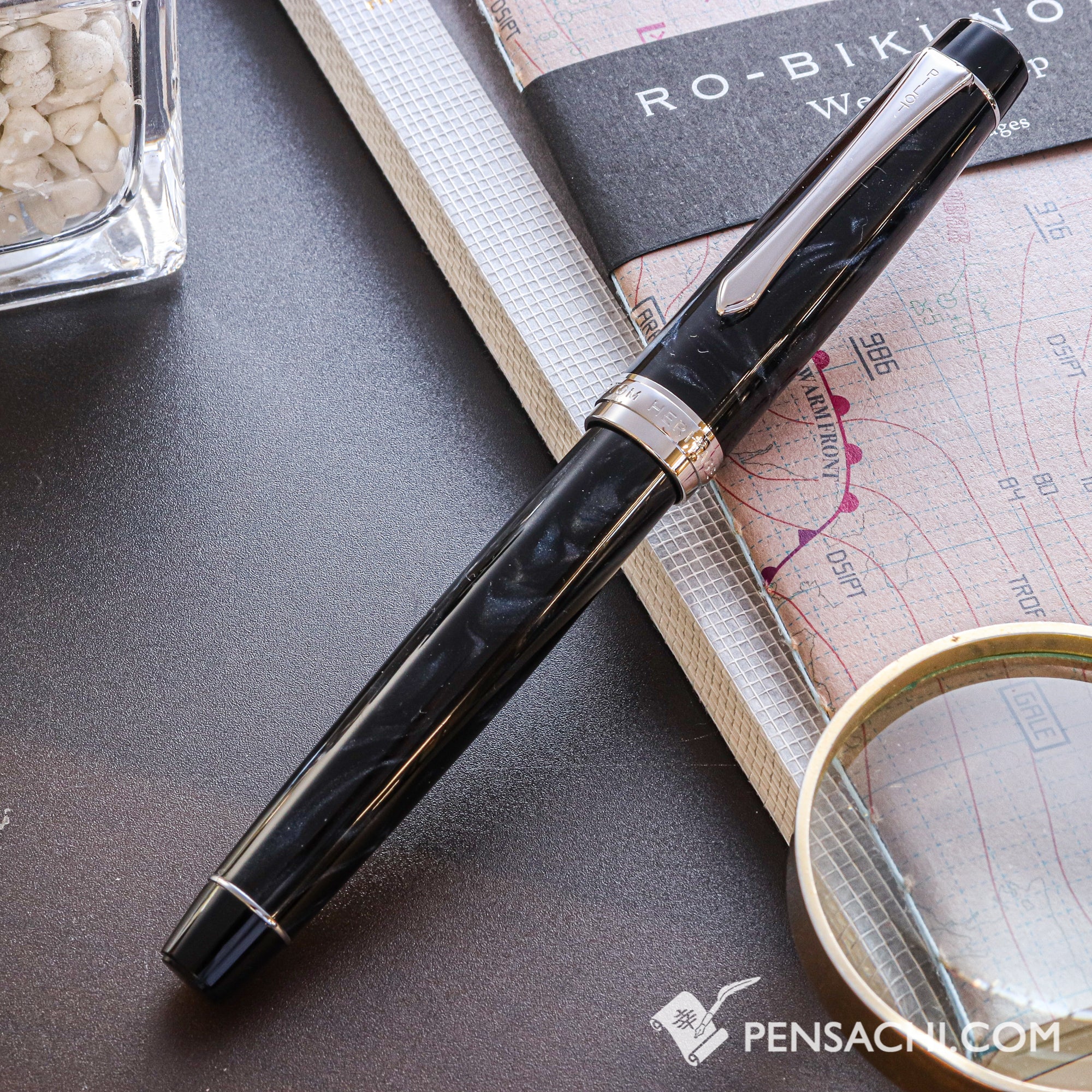 筆記具 PILOT CUSTOM HERITAGE SE Marble-black BP PILOT Custom Heritage SE Fountain Pen - Marble Black