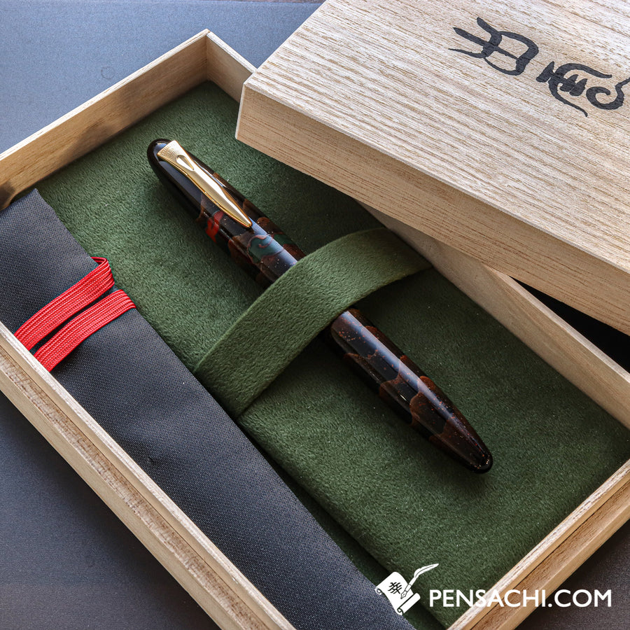 PLATINUM Izumo Yakumonuri Fountain Pen - Ginsen Yakumo - PenSachi Japanese Limited Fountain Pen