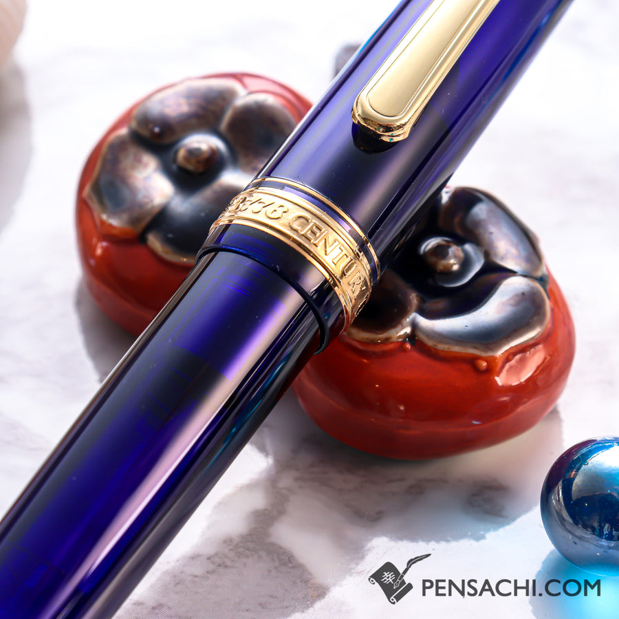 PLATINUM #3776 Century Fountain Pen - Chartres Blue - PenSachi Japanese Limited Fountain Pen