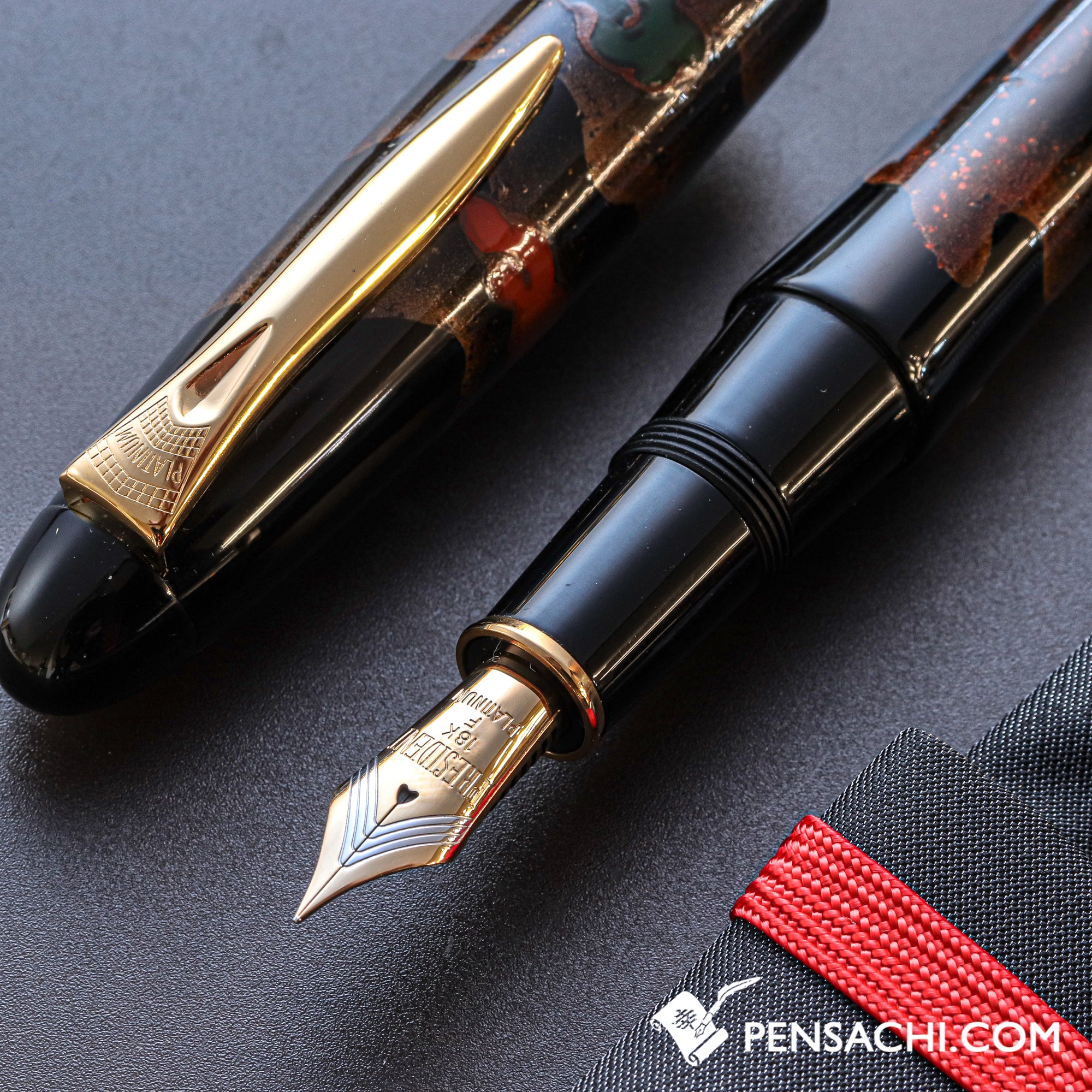 PLATINUM Izumo Yakumonuri Fountain Pen - Ginsen Yakumo | PenSachi