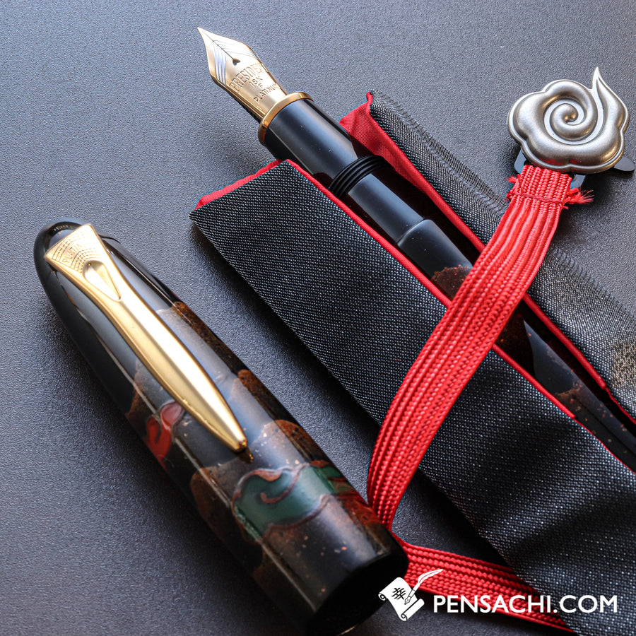 PLATINUM Izumo Yakumonuri Fountain Pen - Ginsen Yakumo - PenSachi Japanese Limited Fountain Pen