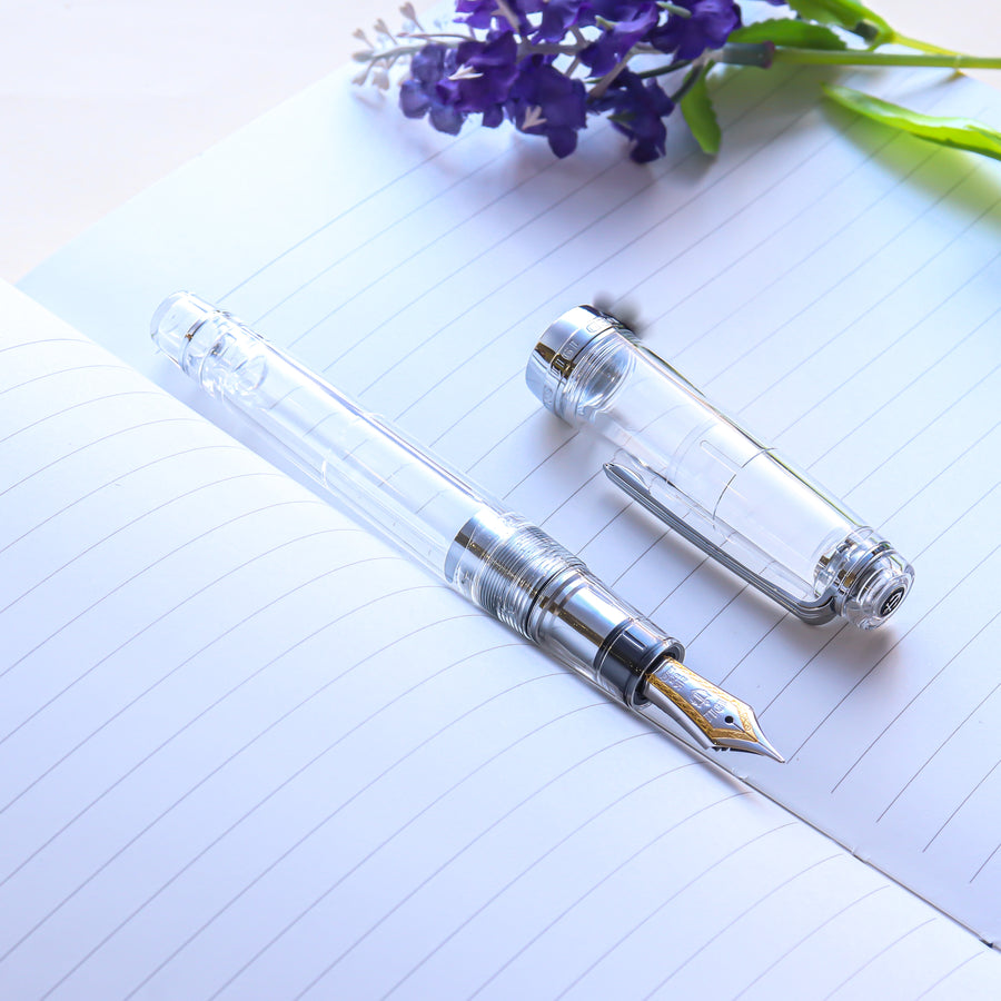 SAILOR Limited Edition Pro Gear Classic Demonstrator Fountain Pen - Transparent - PenSachi Japanese Limited Fountain Pen