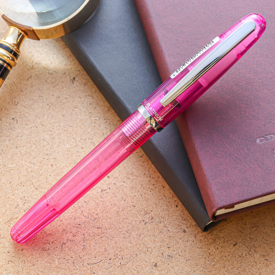 PLATINUM Balance Fountain Pen - Crystal Pink - PenSachi Japanese Limited Fountain Pen