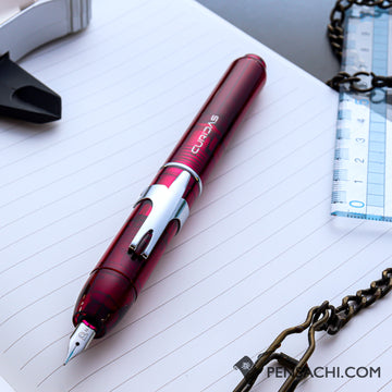 PLATINUM Curidas Demonstrator Fountain Pen - Gran Red - PenSachi Japanese Limited Fountain Pen