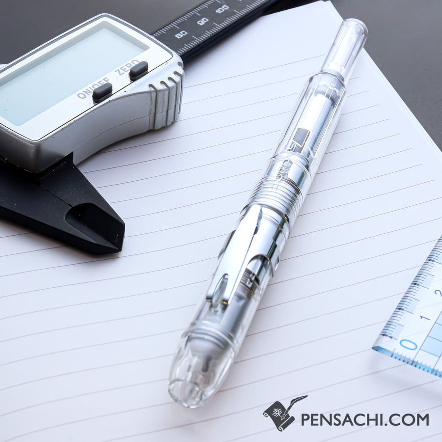 PLATINUM Curidas Demonstrator Fountain Pen - Prism Crystal - PenSachi Japanese Limited Fountain Pen