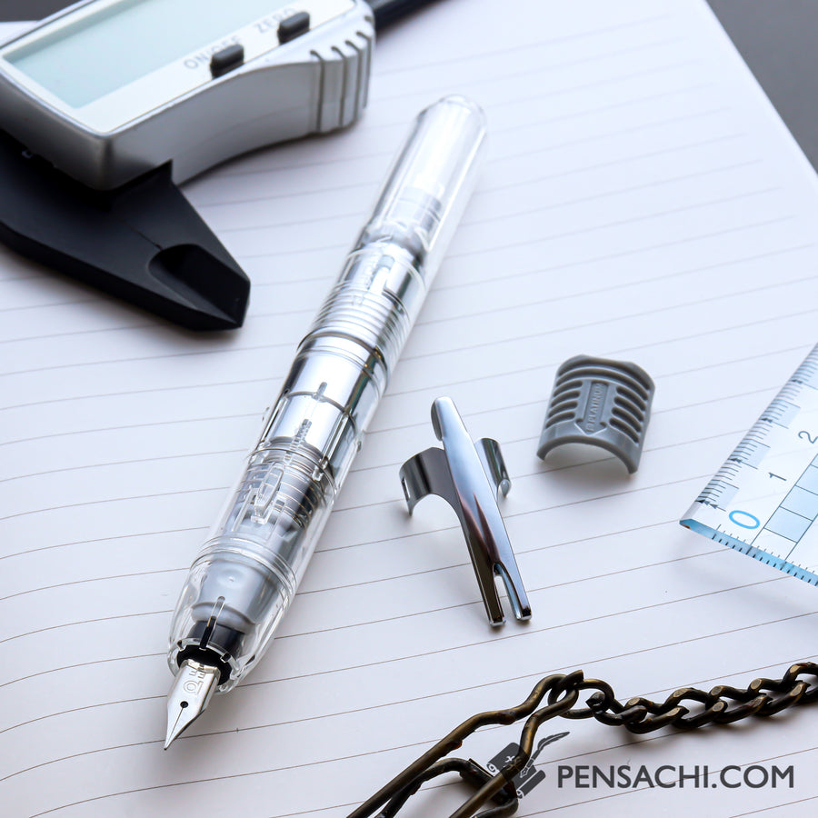 PLATINUM Curidas Demonstrator Fountain Pen - Prism Crystal - PenSachi Japanese Limited Fountain Pen