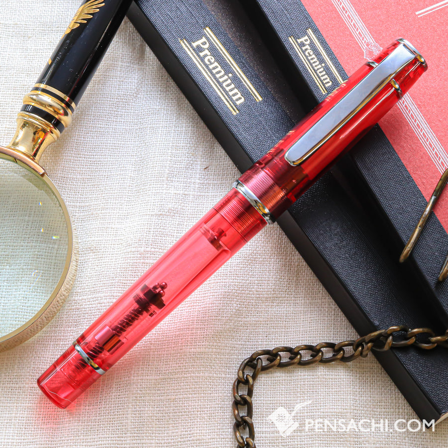 PILOT Limited Edition Prera Fountain Pen - Ibis Red - PenSachi Japanese Limited Fountain Pen