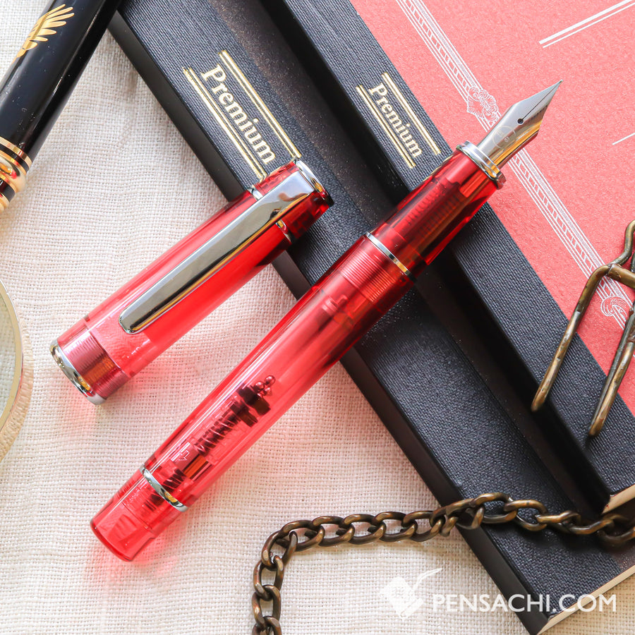 PILOT Limited Edition Prera Fountain Pen - Ibis Red - PenSachi Japanese Limited Fountain Pen