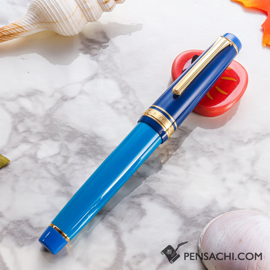 SAILOR Limited Edition Pro Gear Fountain Pen - Classic Blue - PenSachi Japanese Limited Fountain Pen