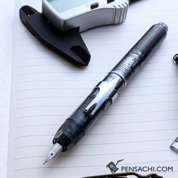 PLATINUM Curidas Demonstrator Fountain Pen - Graphite Smoke - PenSachi Japanese Limited Fountain Pen