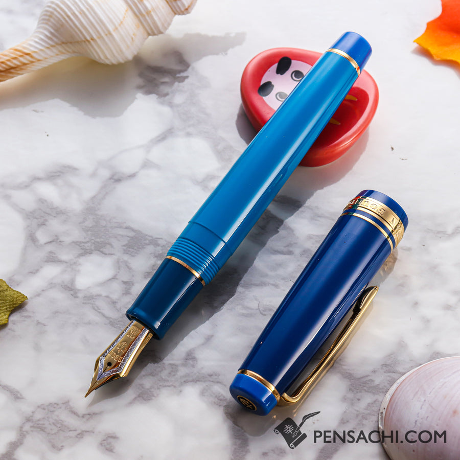 SAILOR Limited Edition Pro Gear Fountain Pen - Classic Blue - PenSachi Japanese Limited Fountain Pen