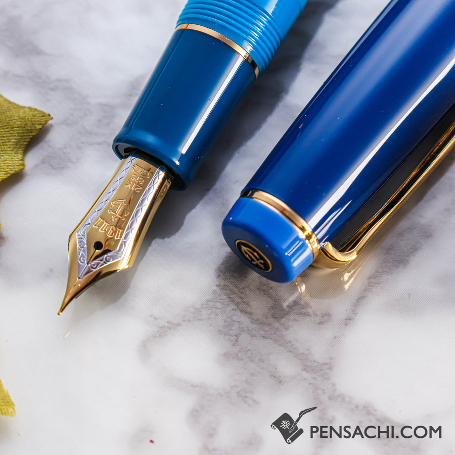 SAILOR Limited Edition Pro Gear Fountain Pen - Classic Blue - PenSachi Japanese Limited Fountain Pen