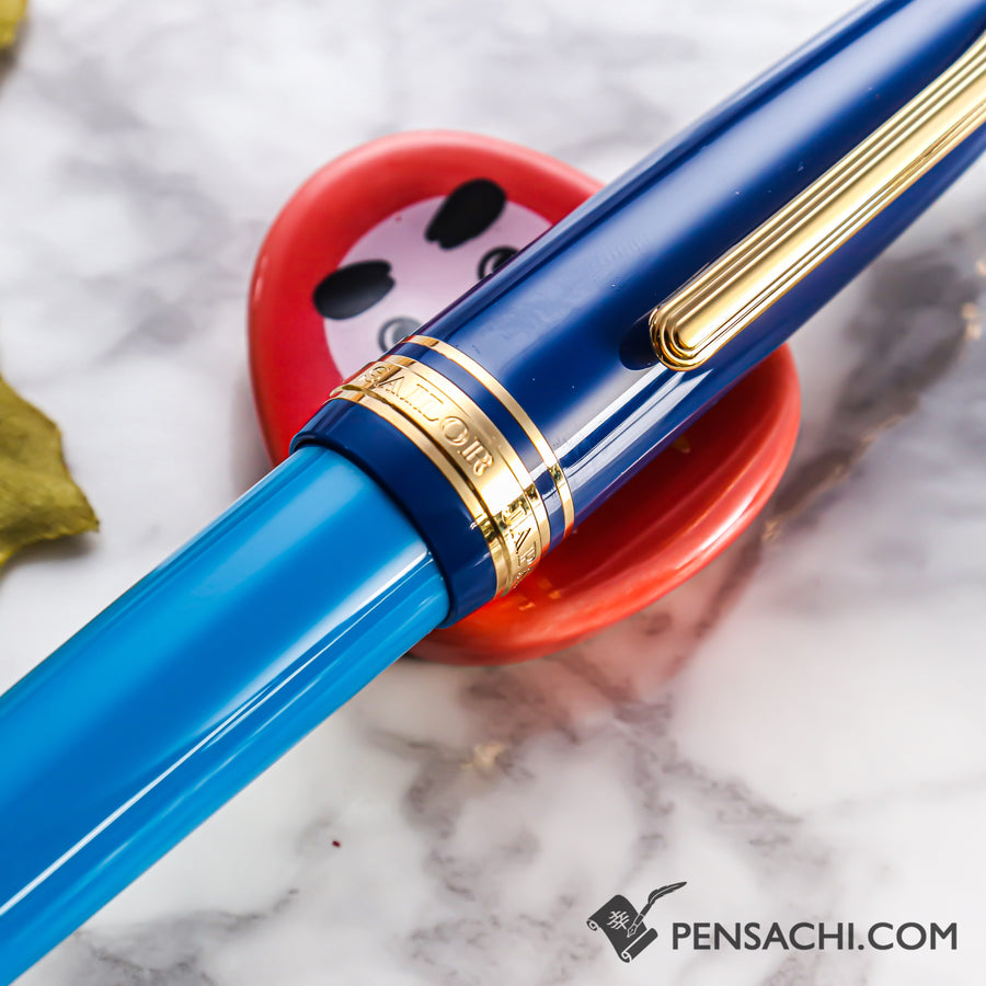 SAILOR Limited Edition Pro Gear Fountain Pen - Classic Blue - PenSachi Japanese Limited Fountain Pen