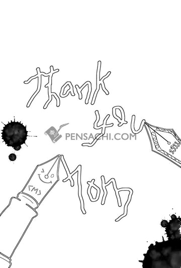 Pensachi Post Card - Mother's Day No Postal Code - PenSachi Japanese Limited Fountain Pen
