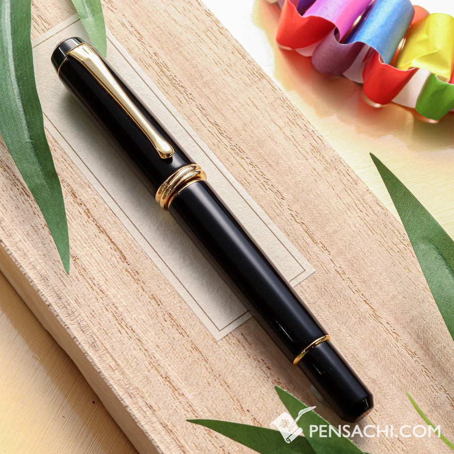 KURETAKE Yumeginga Dream Galaxy Fountain Pen - Black - PenSachi Japanese Limited Fountain Pen