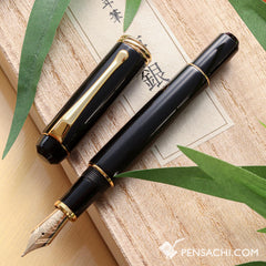 KURETAKE Yumeginga Dream Galaxy Fountain Pen - Black - PenSachi Japanese Limited Fountain Pen