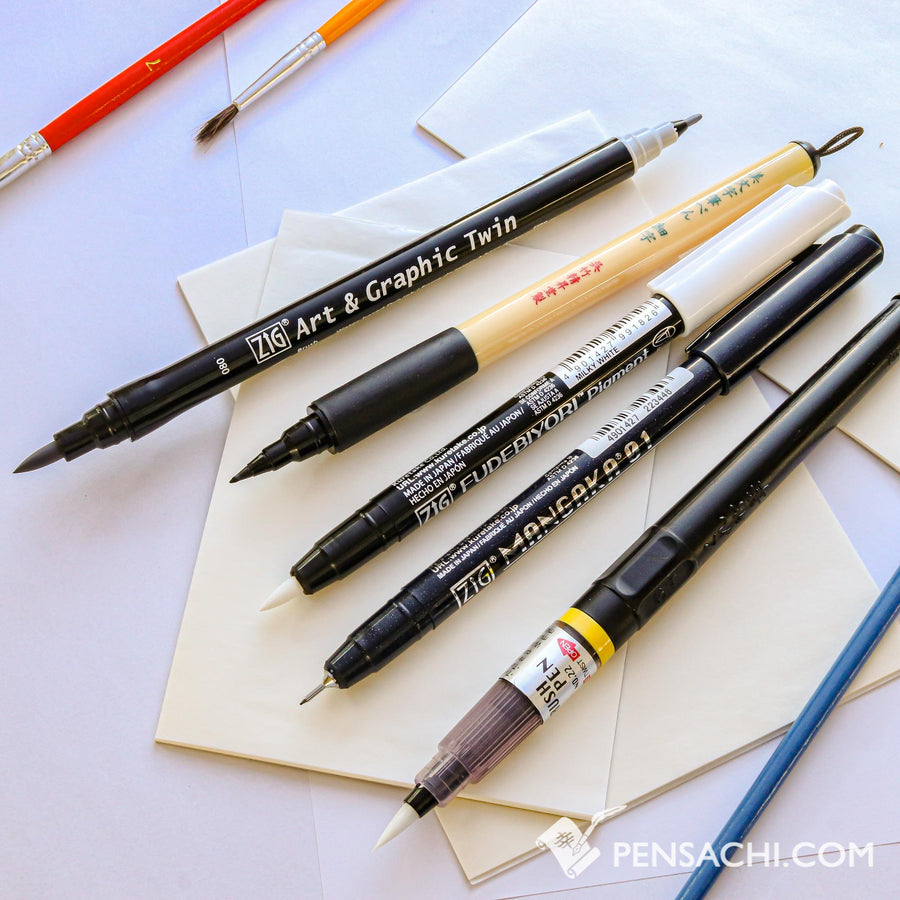 KURETAKE ZIG Illustration Basic Set no.2 - Set of 5 - PenSachi Japanese Limited Fountain Pen