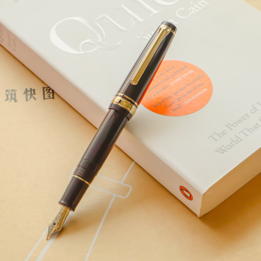 SAILOR Pro Gear Slim Mini Fountain Pen Morocco - Puff Brown - PenSachi Japanese Limited Fountain Pen