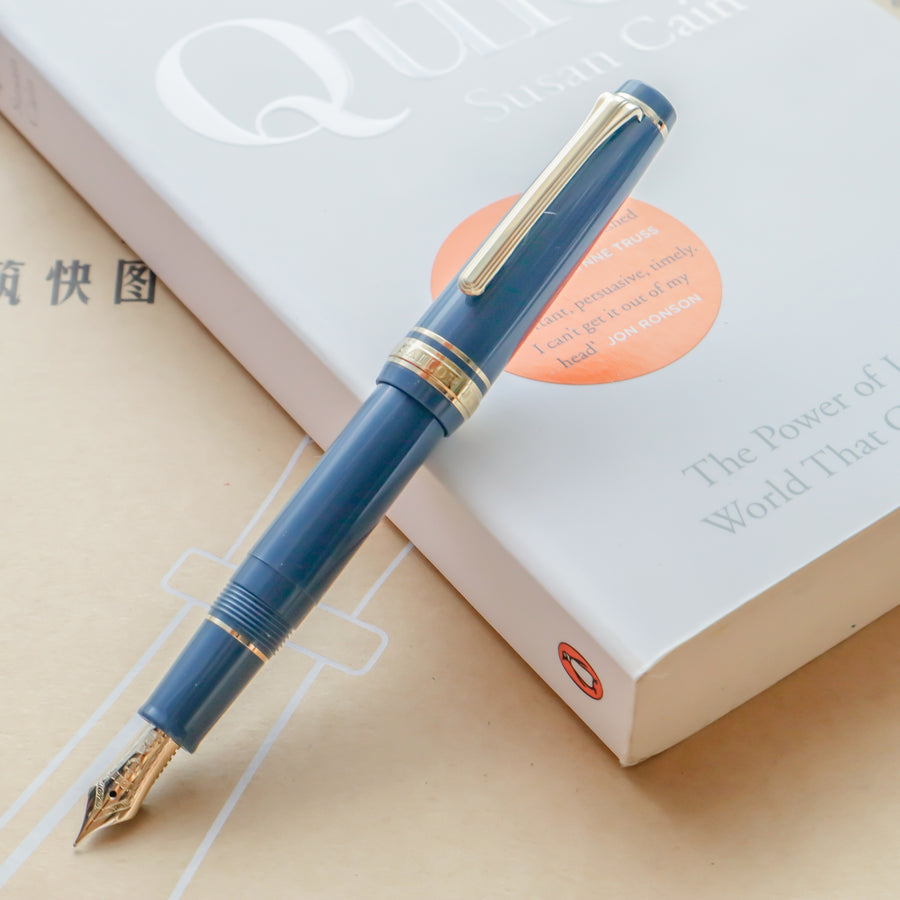 SAILOR Pro Gear Slim Mini Fountain Pen Morocco - Ayur Blue - PenSachi Japanese Limited Fountain Pen