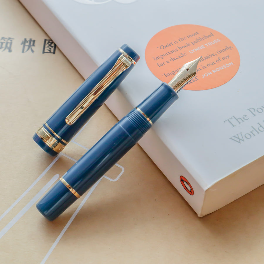 SAILOR Pro Gear Slim Mini Fountain Pen Morocco - Ayur Blue - PenSachi Japanese Limited Fountain Pen