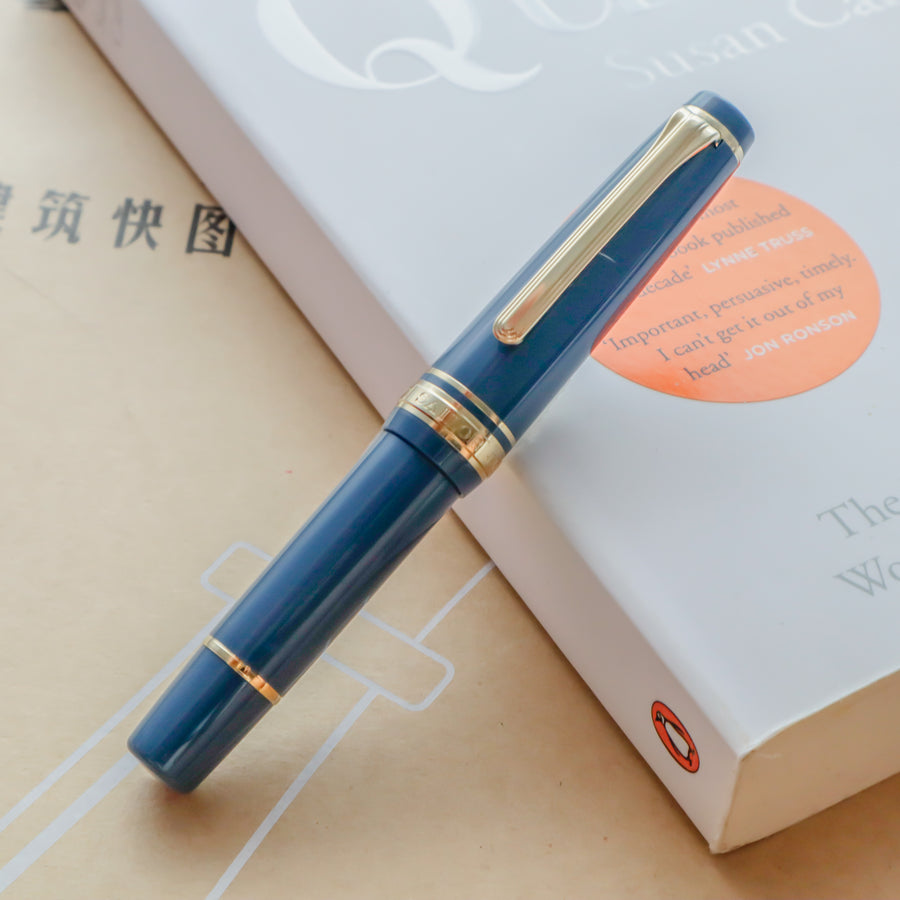 SAILOR Pro Gear Slim Mini Fountain Pen Morocco - Ayur Blue - PenSachi Japanese Limited Fountain Pen