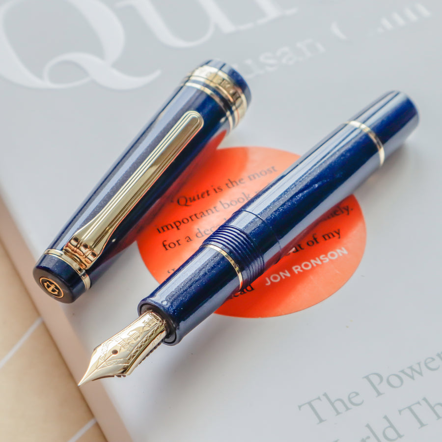 SAILOR Pro Gear Slim Mini Fountain Pen Morocco - Night Blue - PenSachi Japanese Limited Fountain Pen