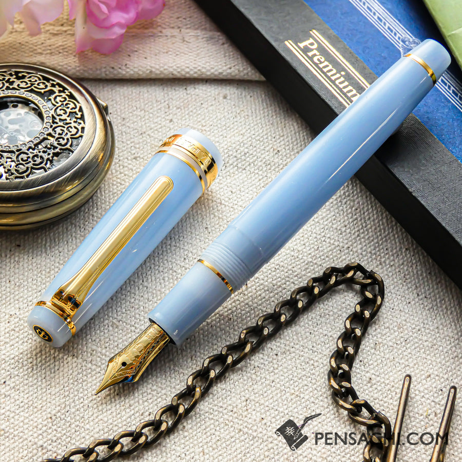 SAILOR Pro Gear Slim Shikiori Otogibanashi Fountain Pen - Weaving Crane - PenSachi Japanese Limited Fountain Pen