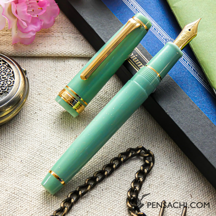 SAILOR Pro Gear Slim Shikiori Otogibanashi Fountain Pen - Ryuuguu Castle - PenSachi Japanese Limited Fountain Pen