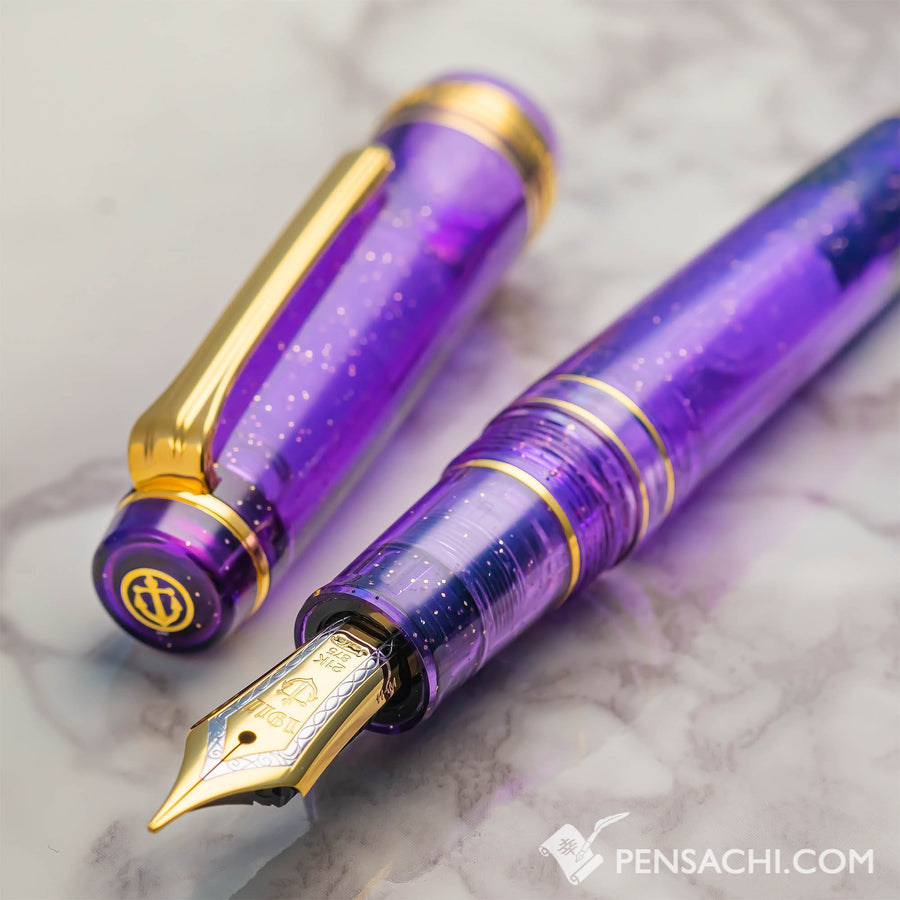 SAILOR Limited Edition Pro Gear Realo Fountain Pen - Iris Flower - PenSachi Japanese Limited Fountain Pen