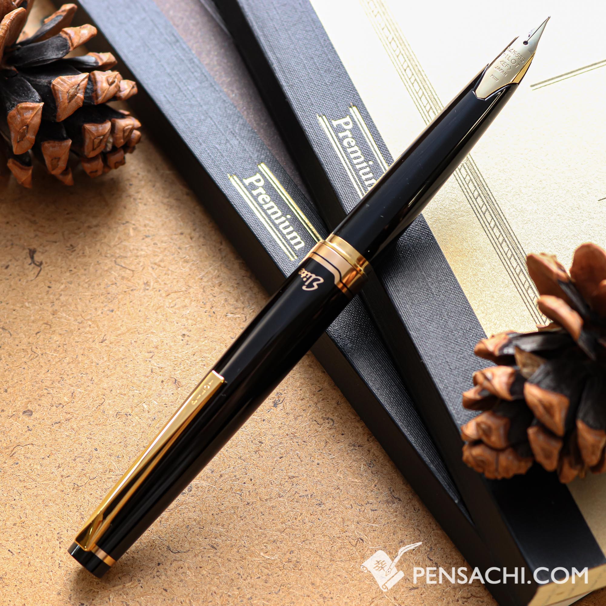 ONLINE Set Calligrafia Best Writer – Penna Stilografica Con 3 Pennini (0.8, 1.4, 1.8 Mm), Convertitore E Inchiostro Marrone