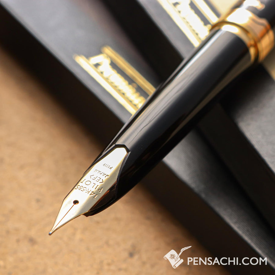 PILOT Elite 95S Fountain Pen - Black - PenSachi Japanese Limited Fountain Pen