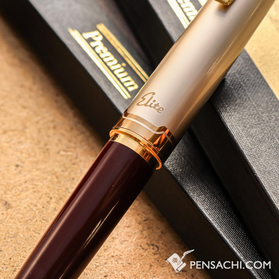 PILOT Elite 95S Fountain Pen - Deep Red - PenSachi Japanese Limited Fountain Pen