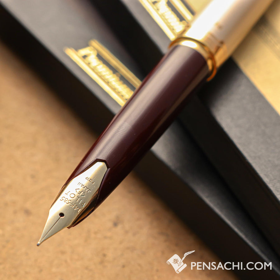 PILOT Elite 95S Fountain Pen - Deep Red - PenSachi Japanese Limited Fountain Pen