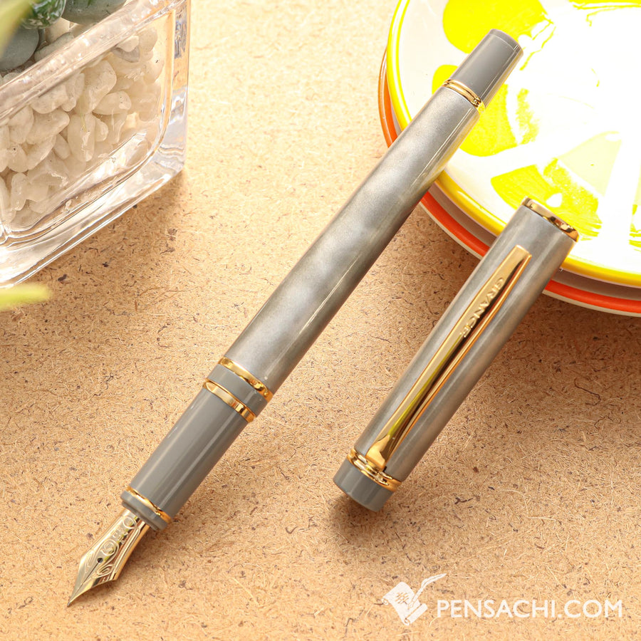 PILOT Grance Fountain Pen - Marble Gray - PenSachi Japanese Limited Fountain Pen