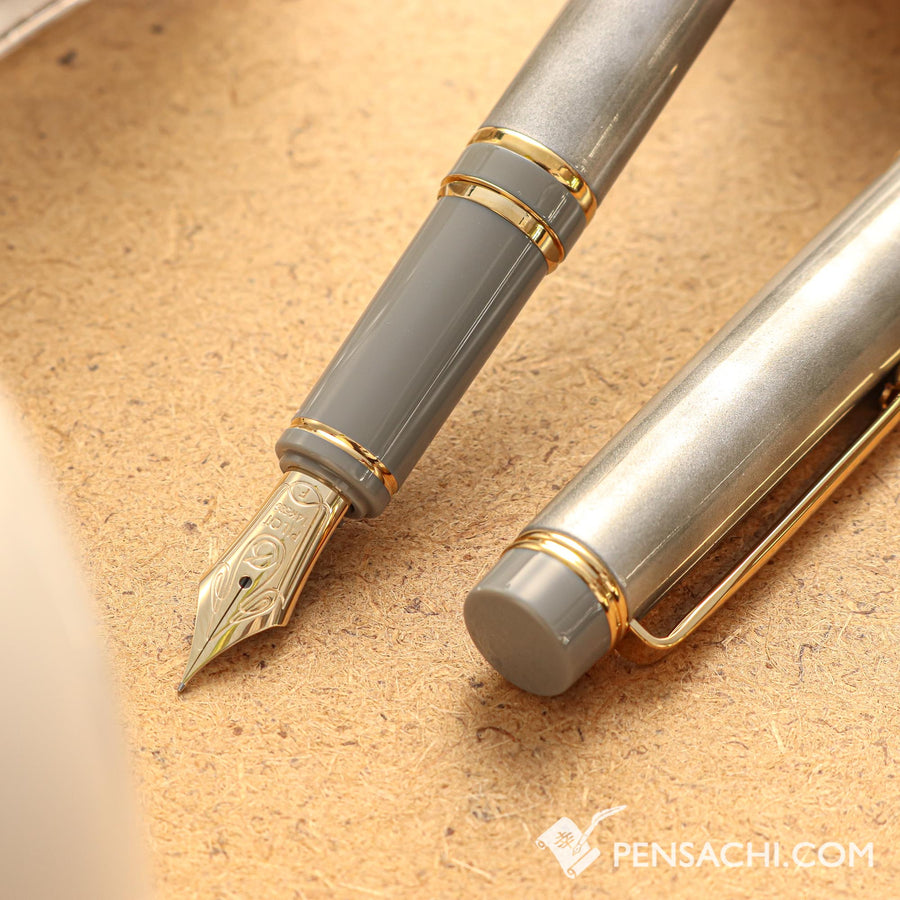 PILOT Grance Fountain Pen - Marble Gray - PenSachi Japanese Limited Fountain Pen