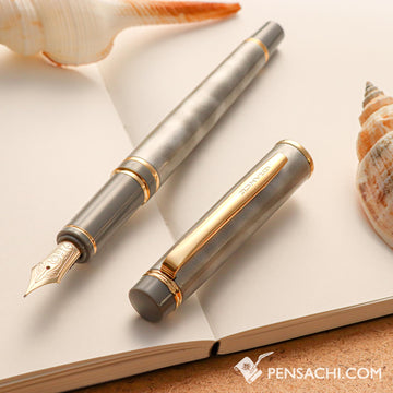 PILOT Grance Fountain Pen - Marble Gray - PenSachi Japanese Limited Fountain Pen