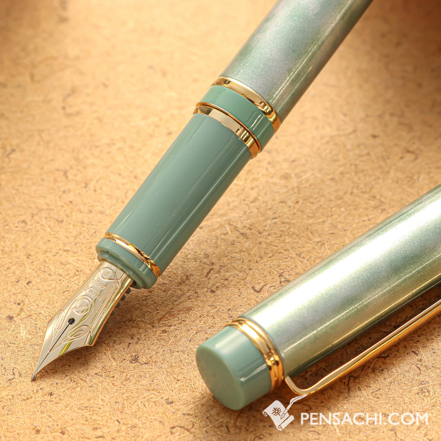 PILOT Grance Fountain Pen - Marble Green - PenSachi Japanese Limited Fountain Pen