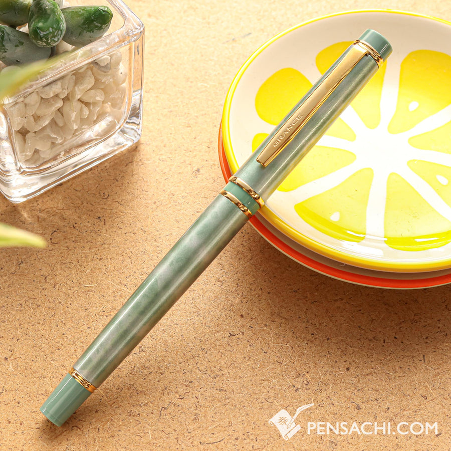 PILOT Grance Fountain Pen - Marble Green - PenSachi Japanese Limited Fountain Pen