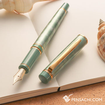 PILOT Grance Fountain Pen - Marble Green - PenSachi Japanese Limited Fountain Pen