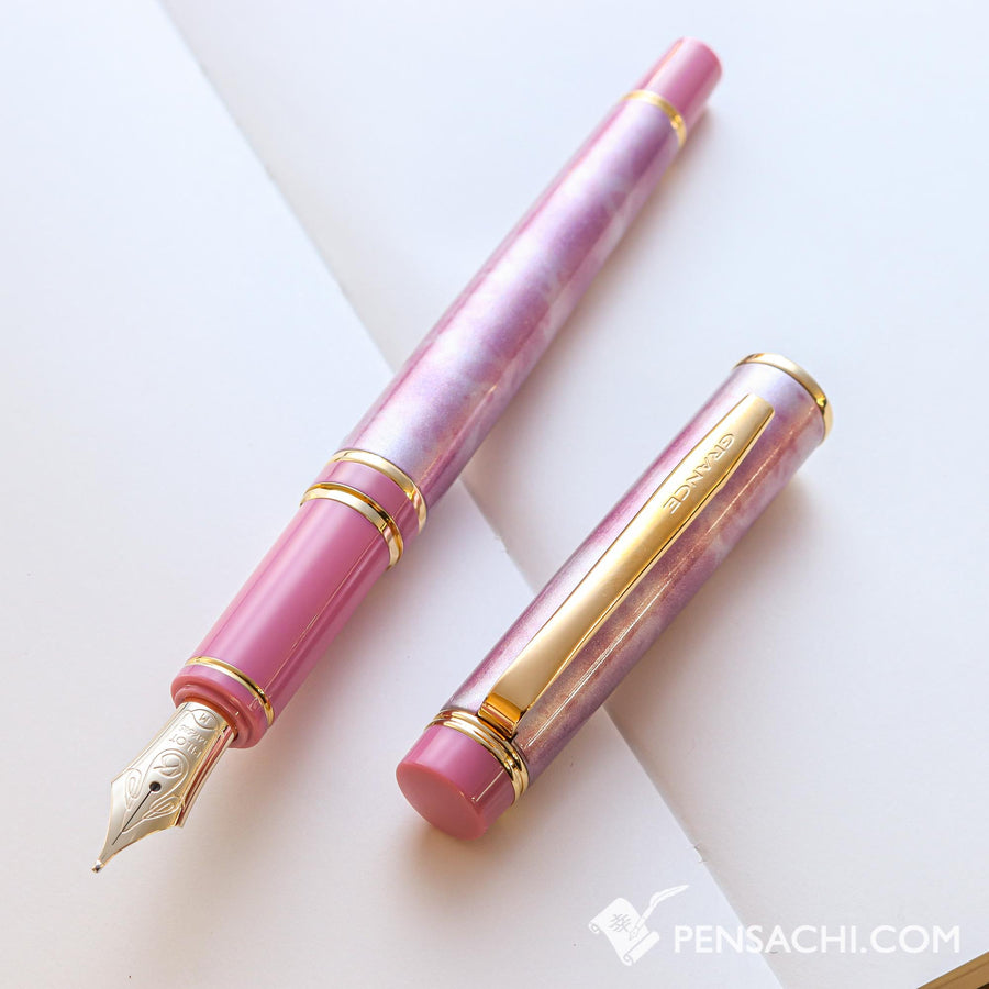 PILOT Grance Fountain Pen - Marble Pink - PenSachi Japanese Limited Fountain Pen