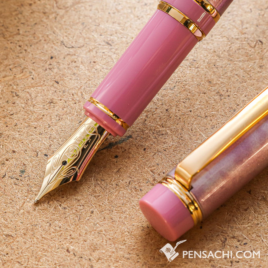 PILOT Grance Fountain Pen - Marble Pink - PenSachi Japanese Limited Fountain Pen