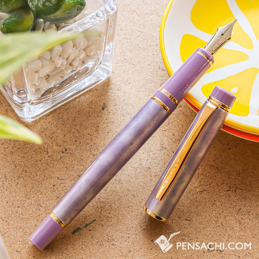 PILOT Grance Fountain Pen - Marble Violet - PenSachi Japanese Limited Fountain Pen