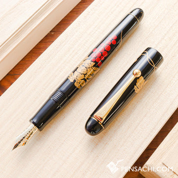 PILOT Hira Makie Fountain Pen - Grape - PenSachi Japanese Limited Fountain Pen