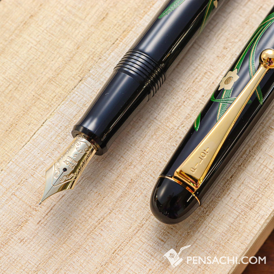 PILOT Hira Makie Fountain Pen - Narcissus - PenSachi Japanese Limited Fountain Pen