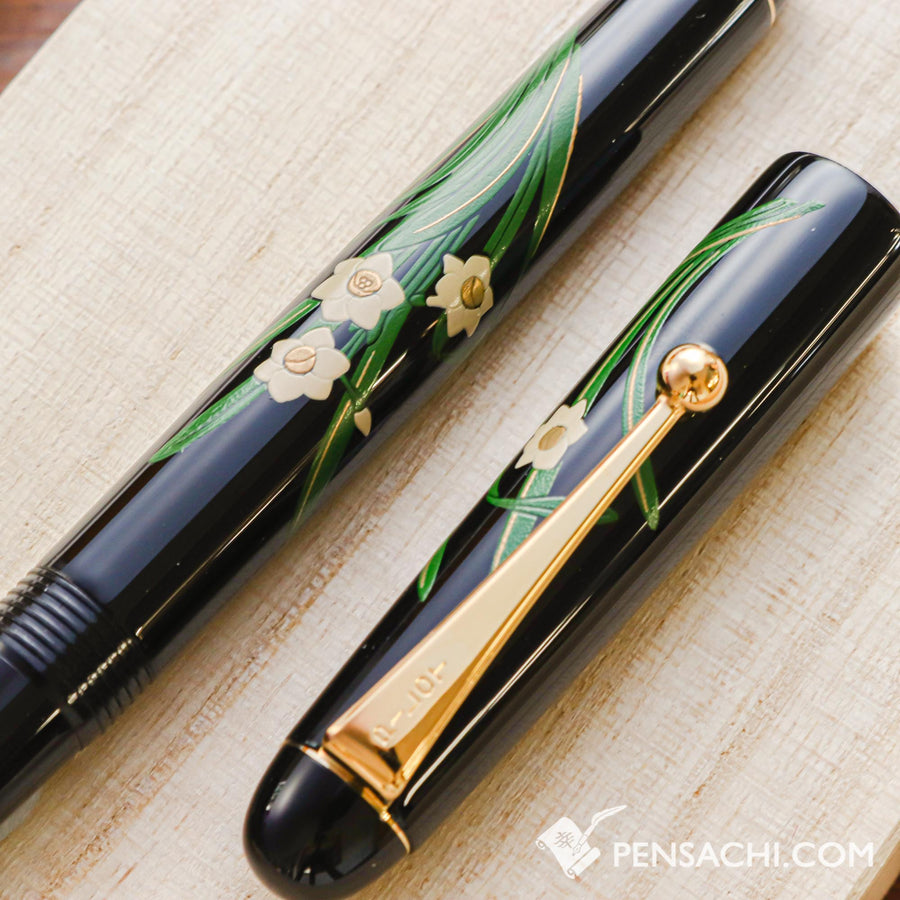 PILOT Hira Makie Fountain Pen - Narcissus - PenSachi Japanese Limited Fountain Pen