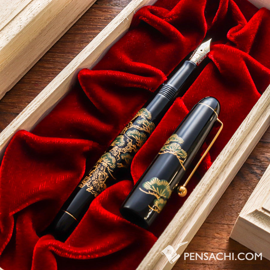 PILOT Hira Makie Fountain Pen - Pine - PenSachi Japanese Limited Fountain Pen